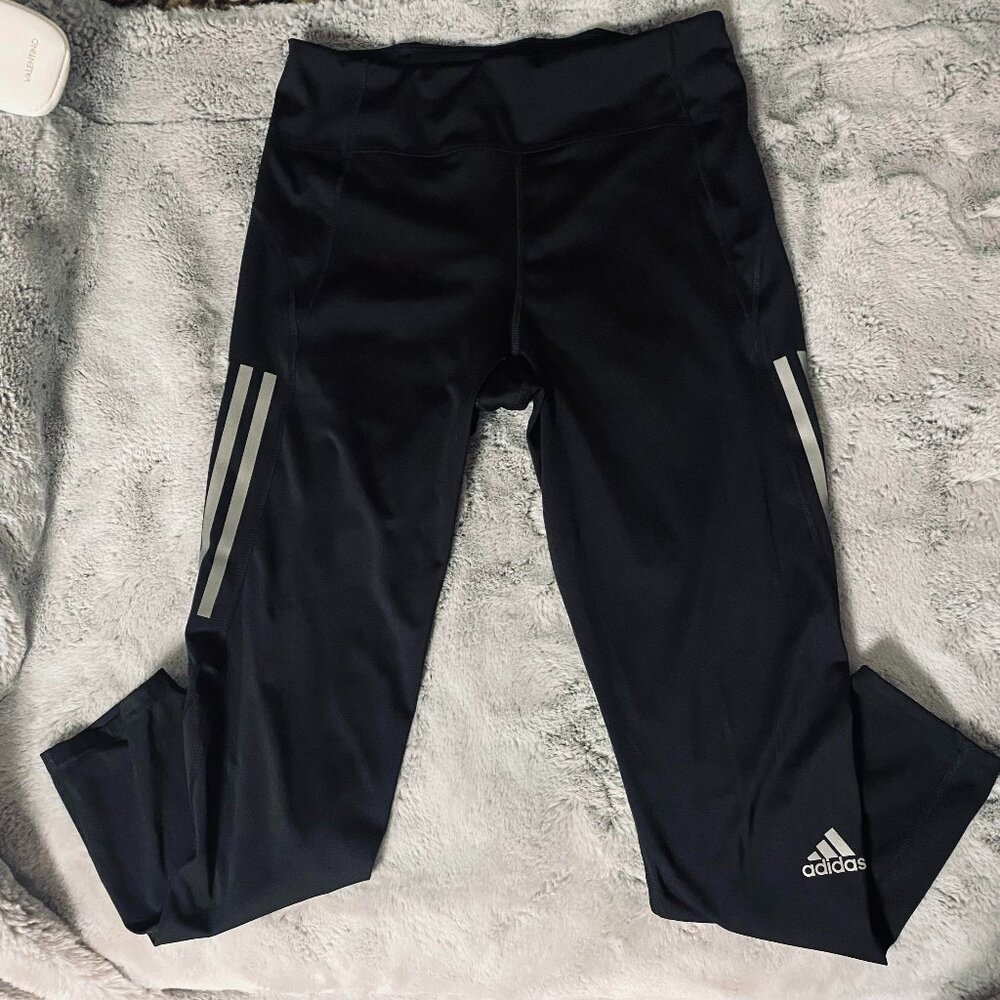 NEW Adidas Black Womens Large Leggings
